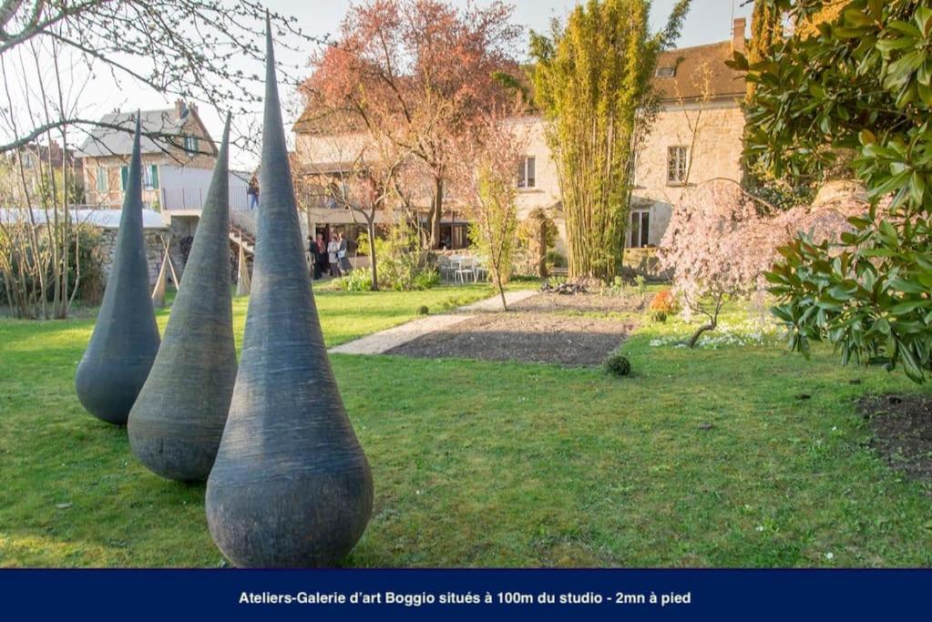 Amman Studio Avec Terrasse Au Coeur Du Village Impressionniste Auvers-sur-Oise Dış mekan fotoğraf